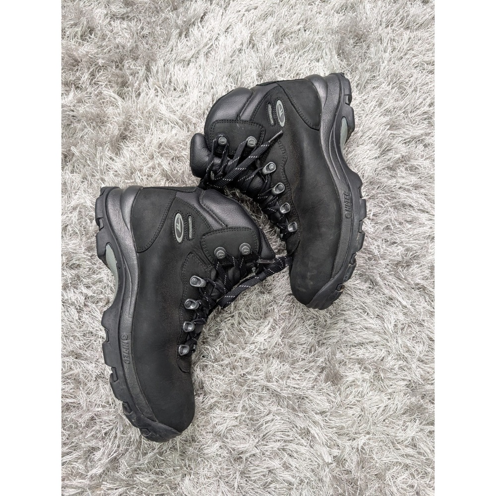 Hi-Tec Altitude IV M Mens Waterproof Hiking Boots Black Leather  US 8 - Picture 4 of 9